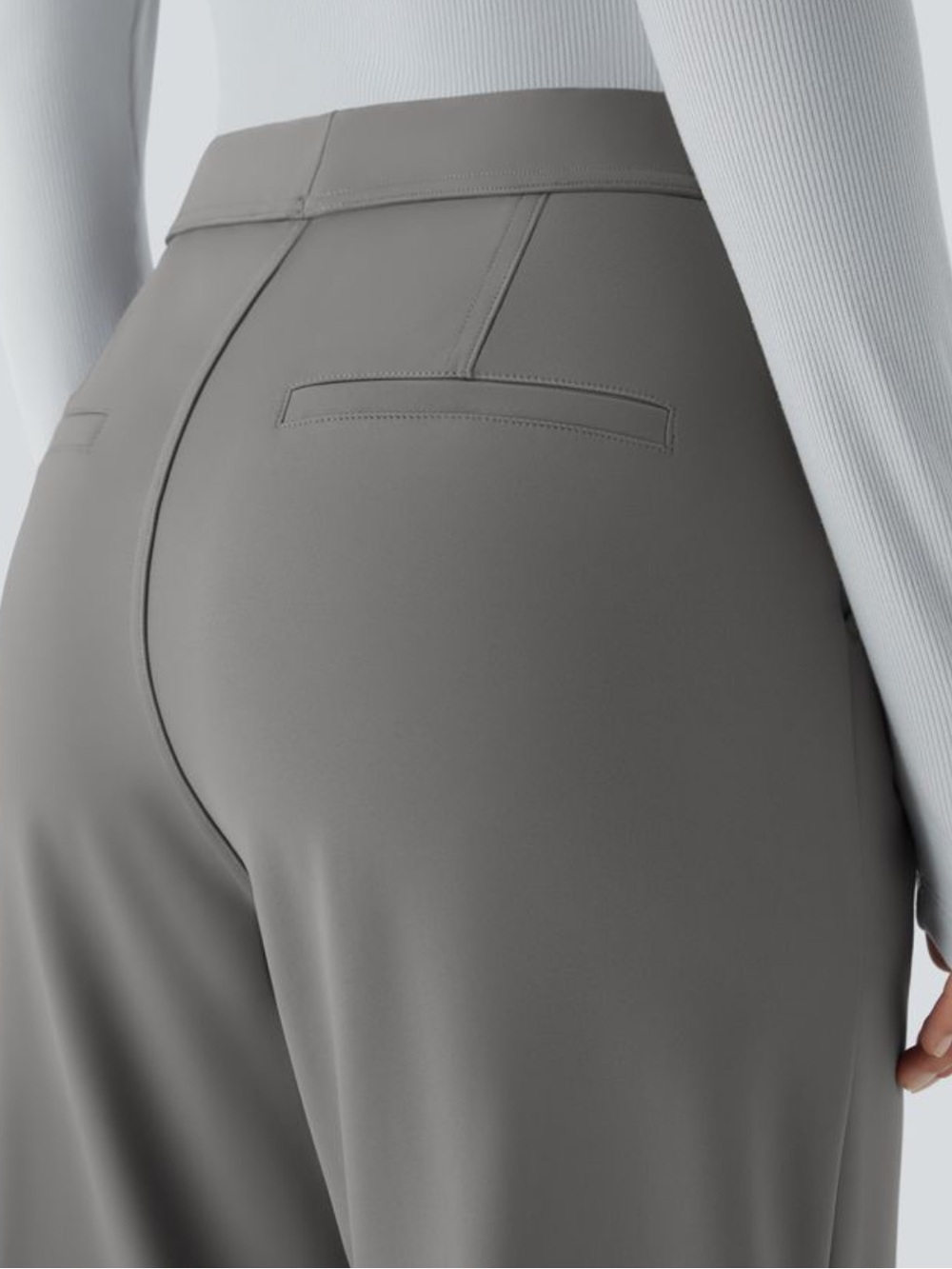 NWT Halara Flex™ DayStretch High Waisted Pocket Work Flare Pants Size M XTall - Picture 7 of 14